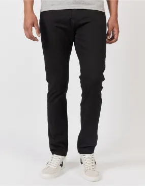 Black regular fit pants